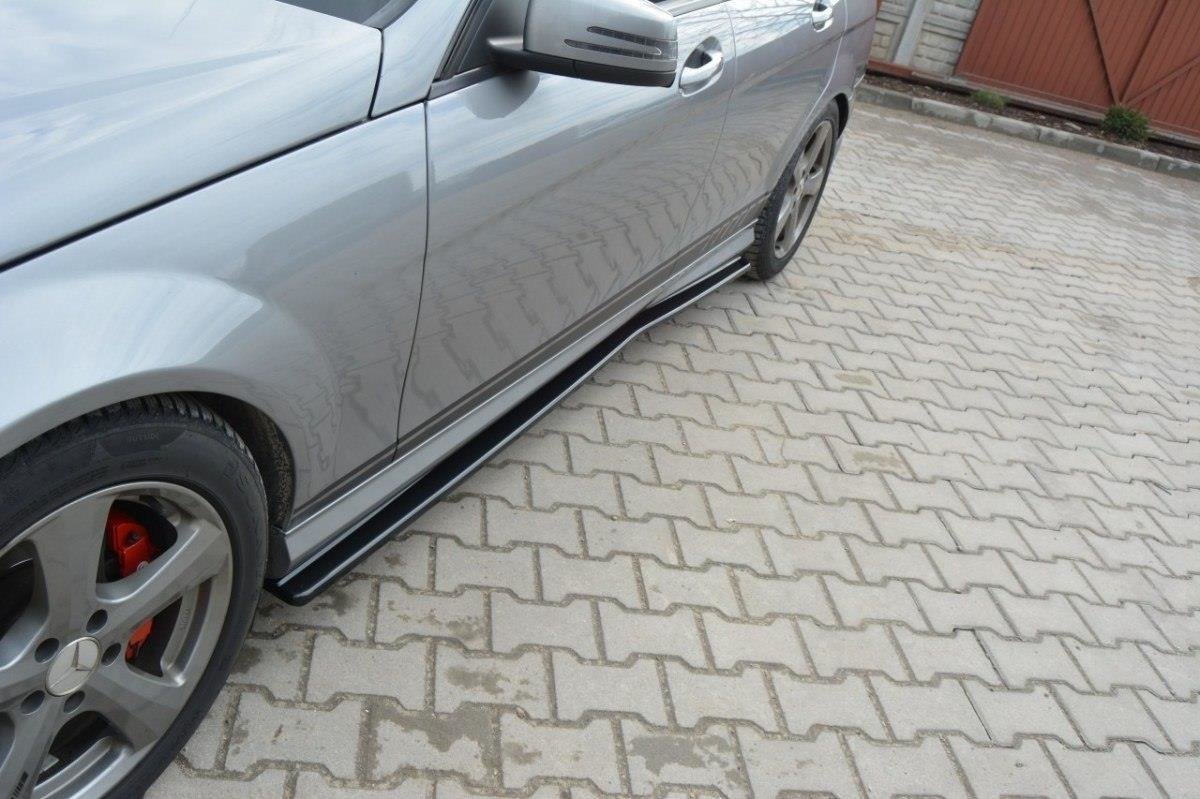 SIDE SKIRTS DIFFUSERS Mercedes C W204 AMG-Line (PREFACE)