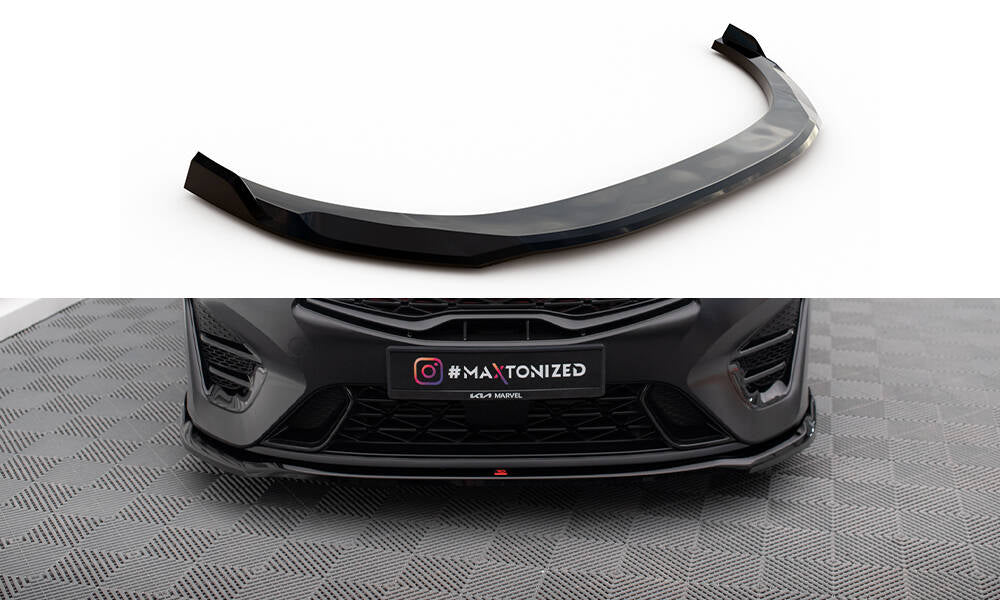 Front Splitter V.1 Kia Proceed GT Mk3 Facelift / Ceed GT / GT - Line Mk1 Facelift 