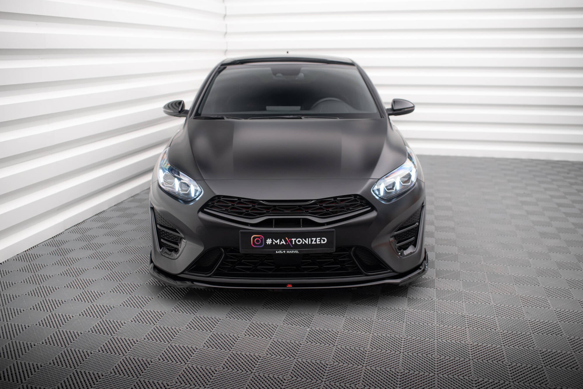 Front Splitter V.1 Kia Proceed GT Mk3 Facelift / Ceed GT / GT - Line Mk1 Facelift