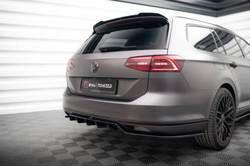 Rear Splitter (with vertical bars) Volkswagen Passat R-Line B8 - 0