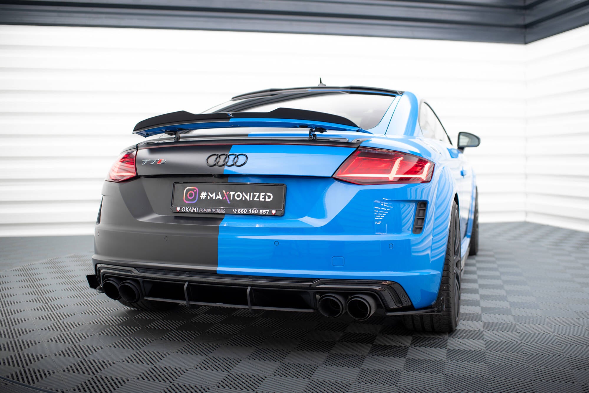 Rear Side Flaps Audi TT S 8S Facelift