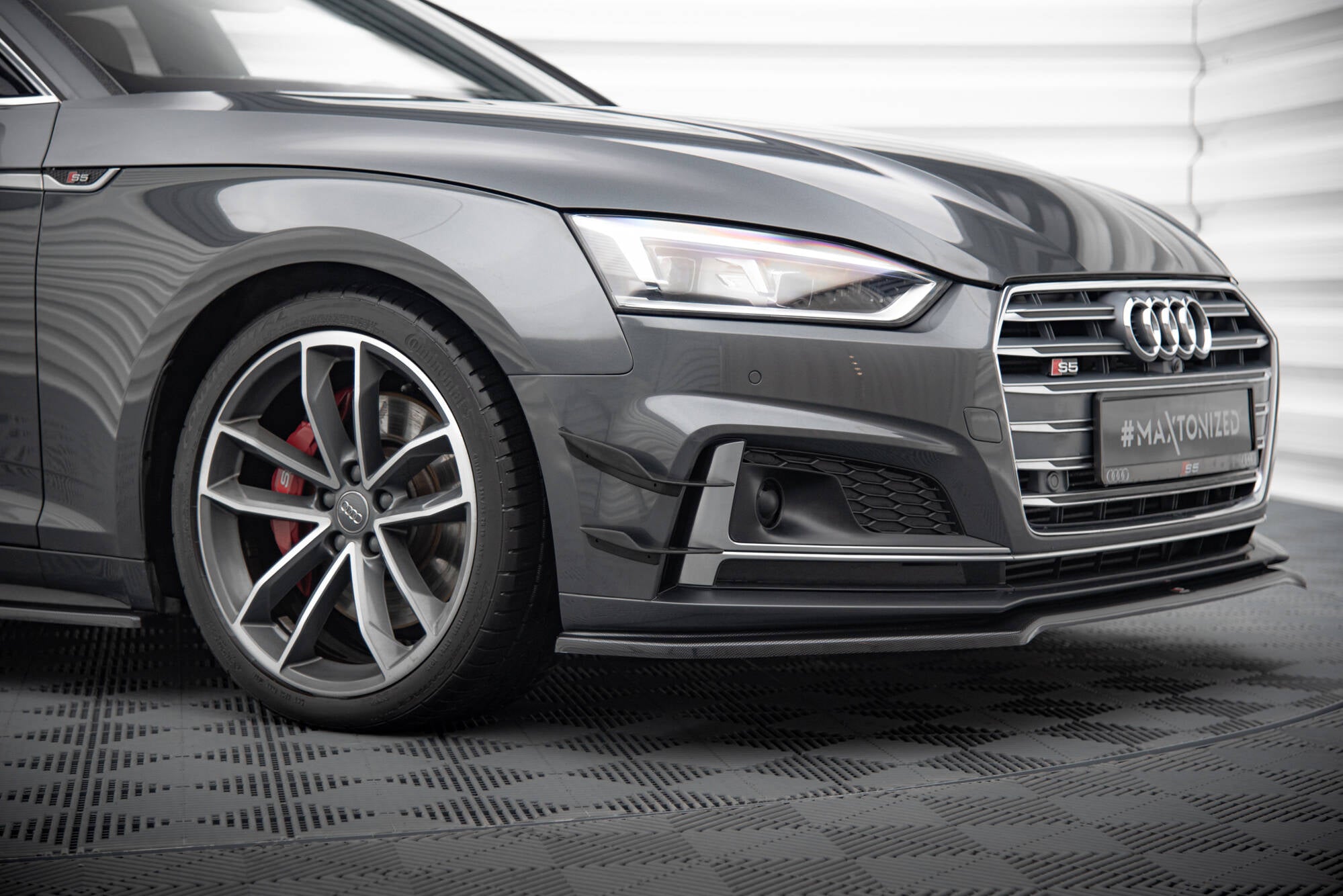 Front Bumper Wings (Canards) Audi S5 / A5 S-Line Coupe / Sportback F5