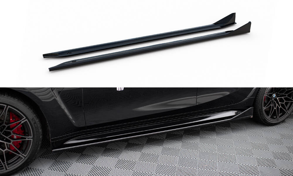 Side Skirts Diffusers V.3 CSL Look BMW M3 G80