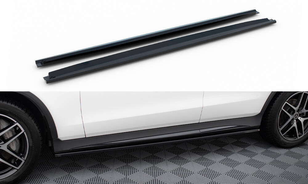 Side Skirts Diffusers V.3 Mercedes-Benz GLC Coupe AMG-Line C253 