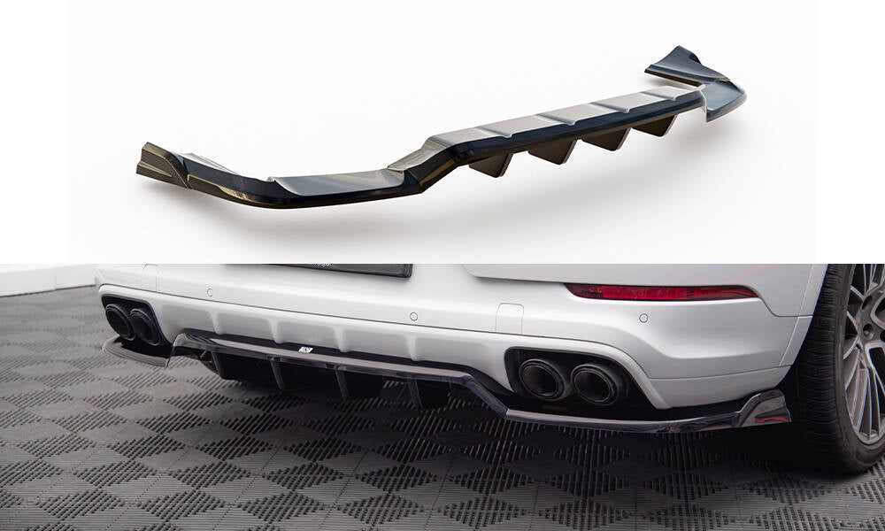 Central Rear Splitter (with vertical bars) Porsche Cayenne Coupe Mk3