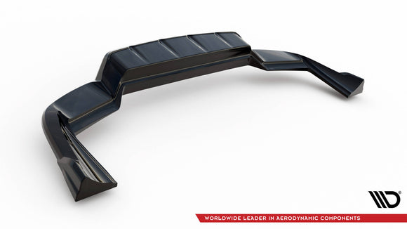 Central Rear Splitter (with vertical bars) Porsche Cayenne Coupe Mk3