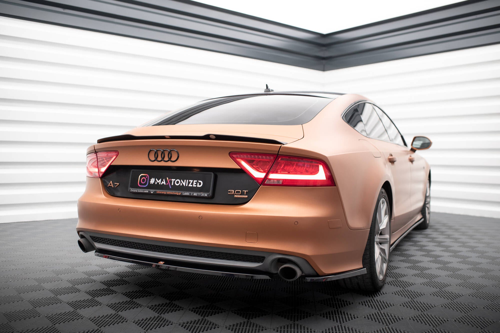 Rear Side Splitters V.2 Audi A7 S-Line C7