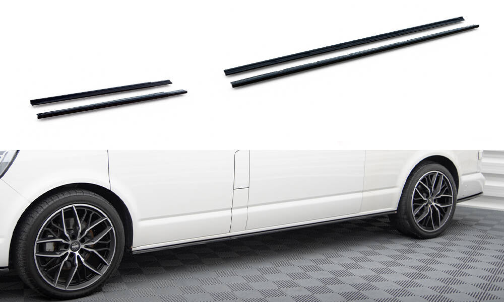 Side Skirts Diffusers Volkswagen T6 Long Facelift