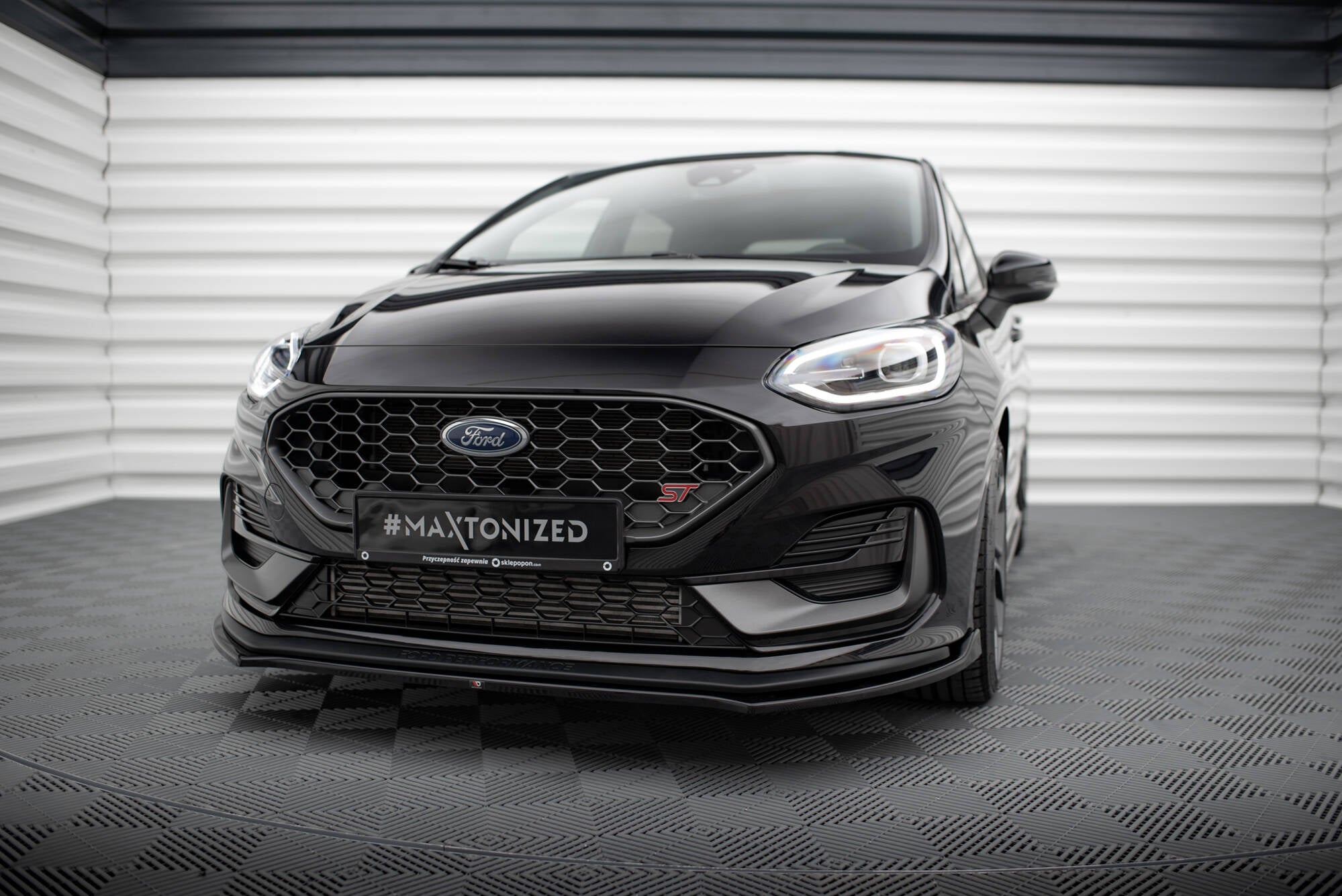 Front Splitter V.1 Ford Fiesta ST / ST-line Mk8 Facelift