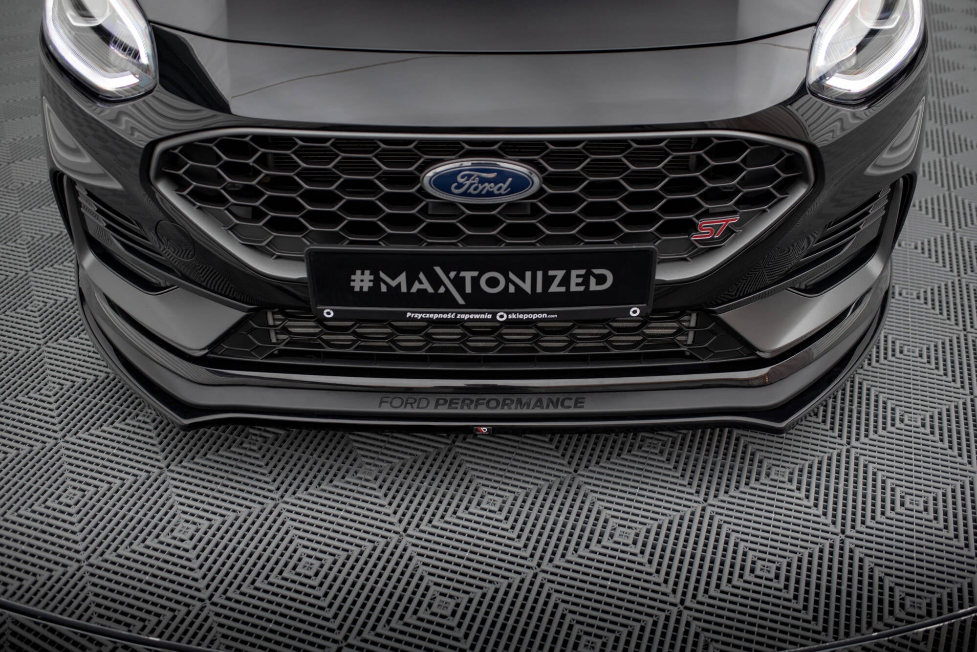 Front Splitter V.1 Ford Fiesta ST / ST-line Mk8 Facelift