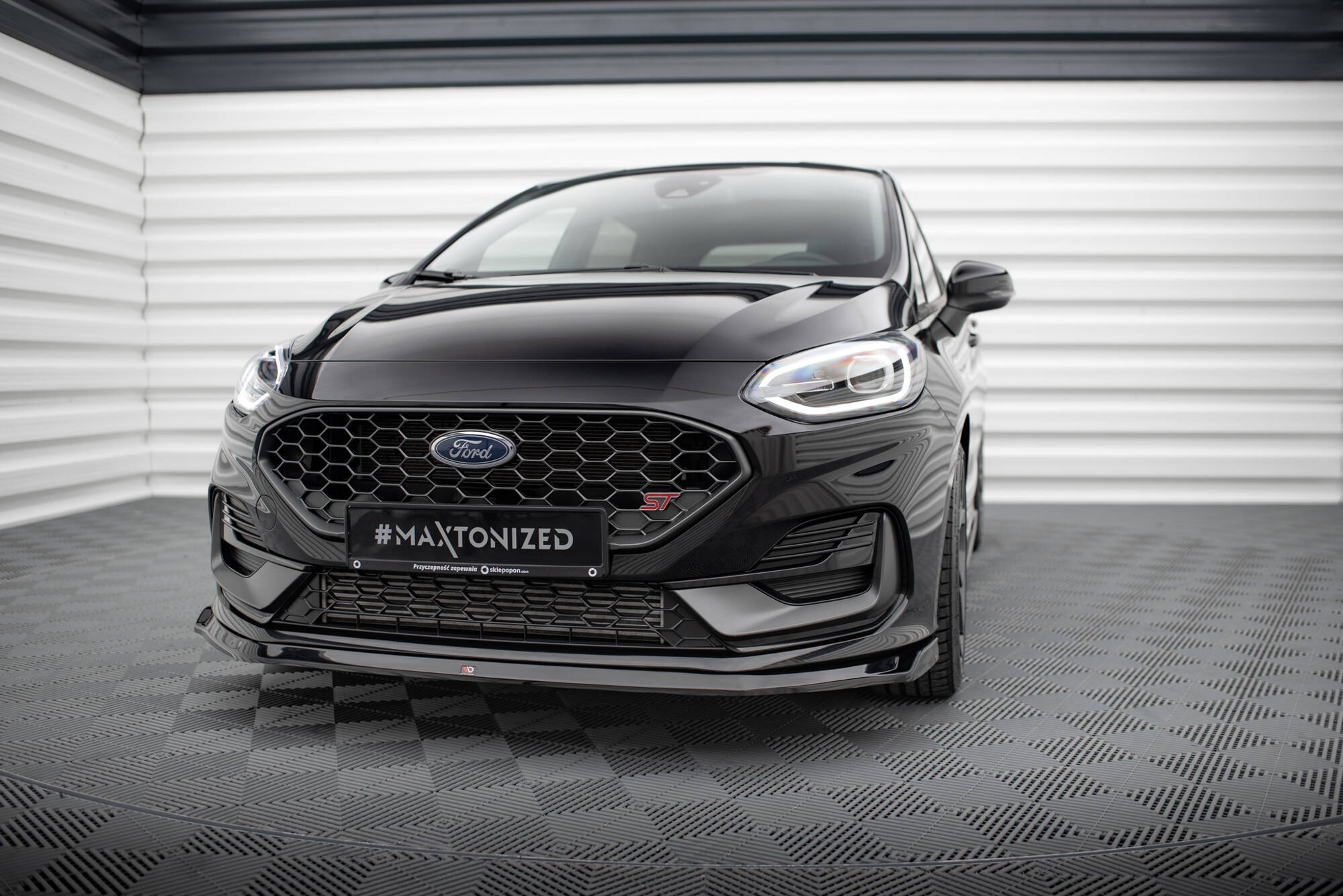 Front Splitter V.3 Ford Fiesta ST / ST-line Mk8 Facelift