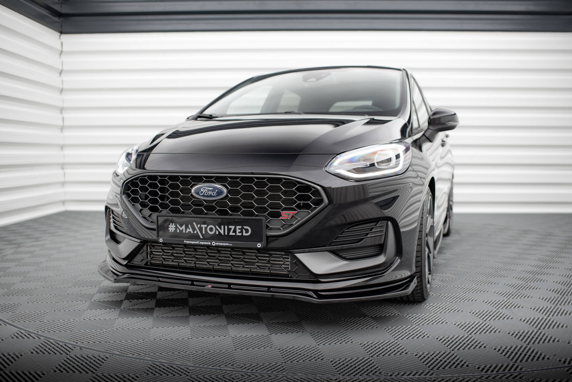 Front Splitter V.4 Ford Fiesta ST / ST-line Mk8 Facelift