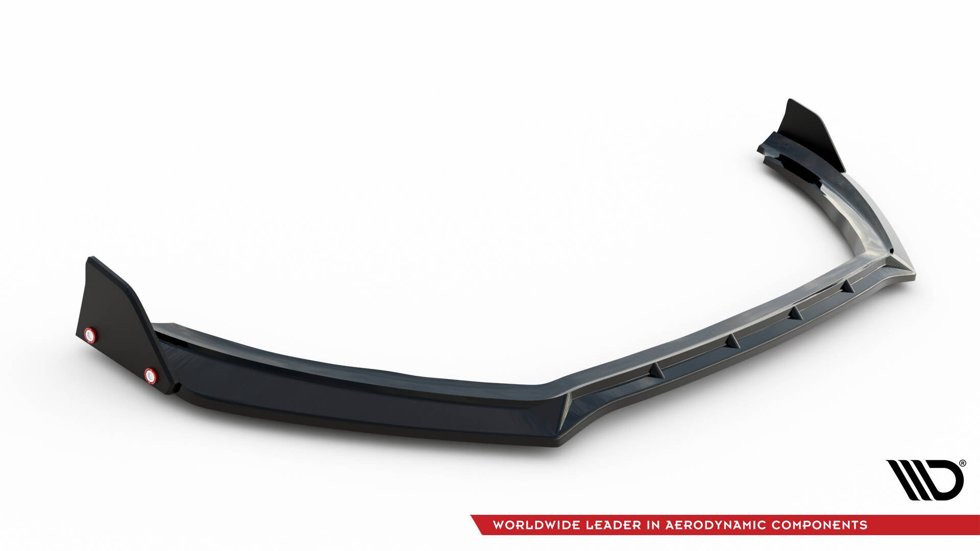 Front Splitter V.4 + Flaps Ford Fiesta ST / ST-line Mk8 Facelift