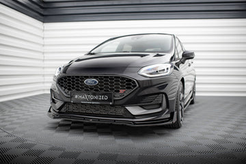 Front Splitter V.4 + Flaps Ford Fiesta ST / ST-line Mk8 Facelift - 0