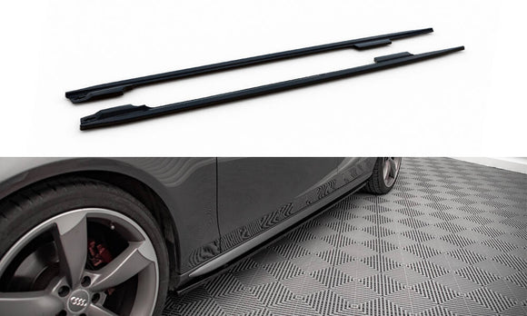 Side Skirts Diffusers V.2 Audi A4 / A4 S-Line / S4 B8 