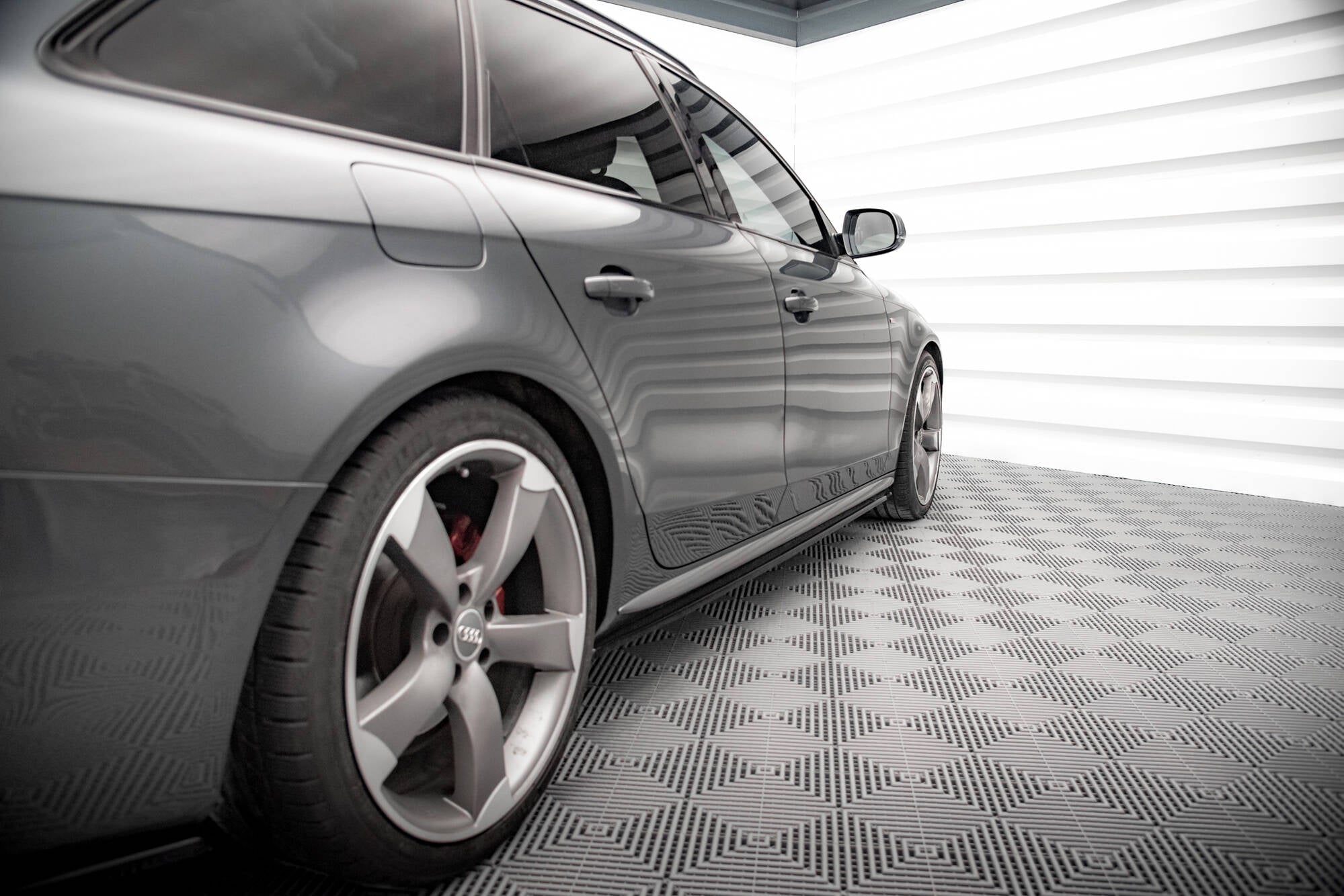 Side Skirts Diffusers V.2 Audi A4 / A4 S-Line / S4 B8