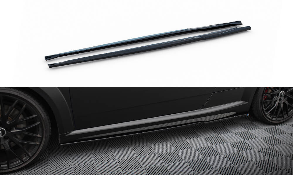 Side Skirts Diffusers Audi TT S 8S Facelift