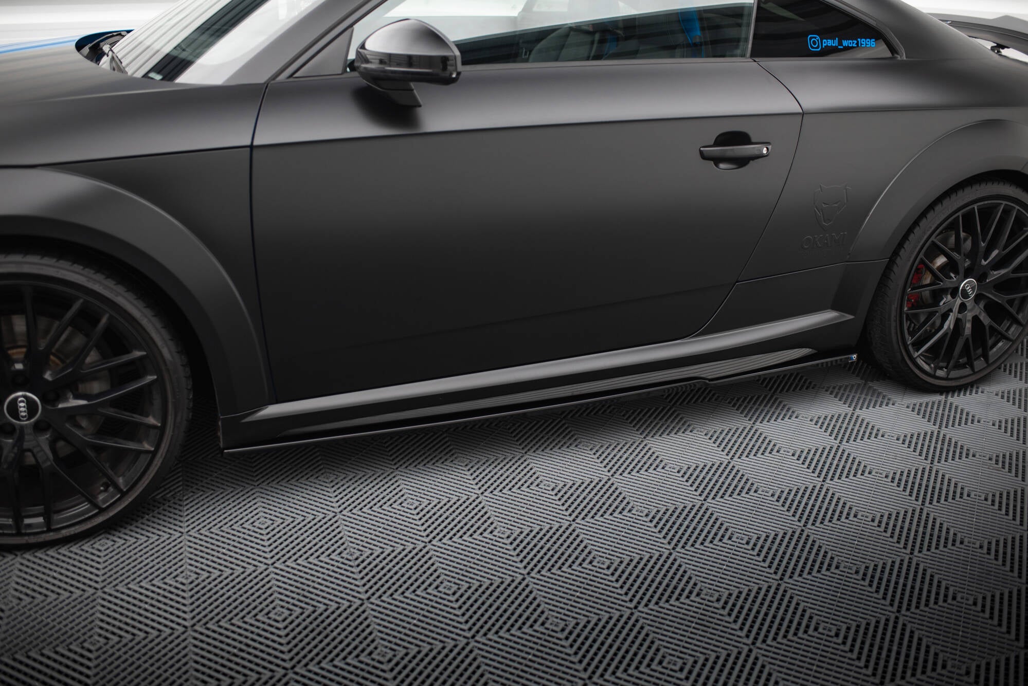 Side Skirts Diffusers Audi TT S 8S Facelift