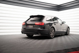 Central Rear Splitter for Audi A6 Avant C7 - 0