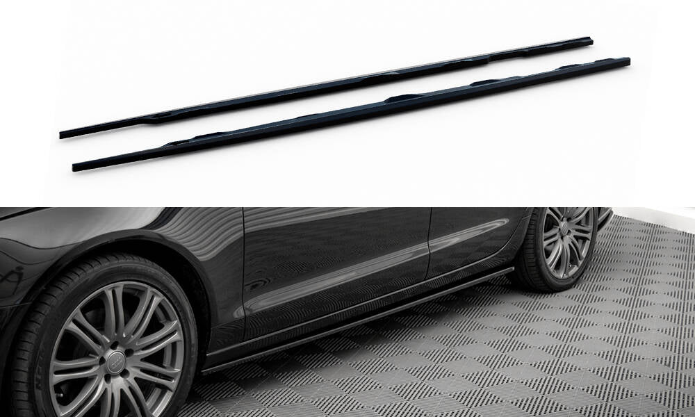 Side Skirts Diffusers V.2 Audi A6 C7