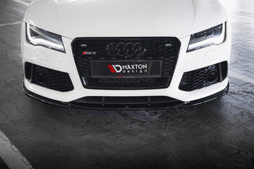 Front Splitter V.4 Audi RS7 C7 Facelift - 0