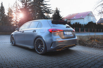 Central Rear Splitter (with vertical bars) Mercedes-Benz A Hatchback AMG Line W177 - 0