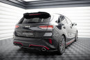 Central Rear Splitter (with vertical bars) Kia Ceed GT Mk3 Facelift-4