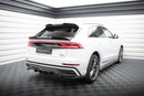 Central Rear Splitter (with vertical bars) Audi Q8 S-Line Mk1-2