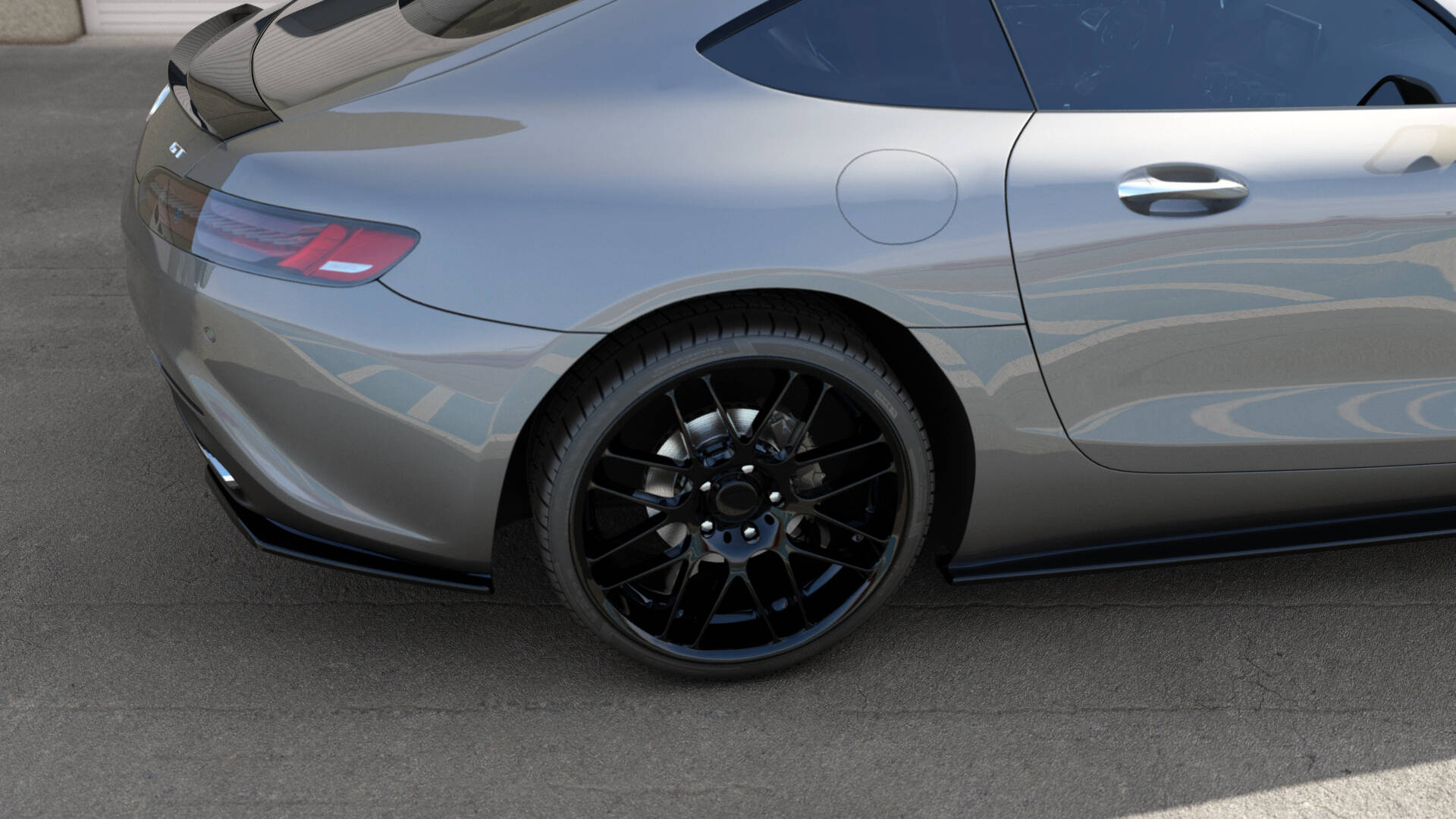 Rear Side Splitters Mercedes-AMG GT / GT S C190 Facelift