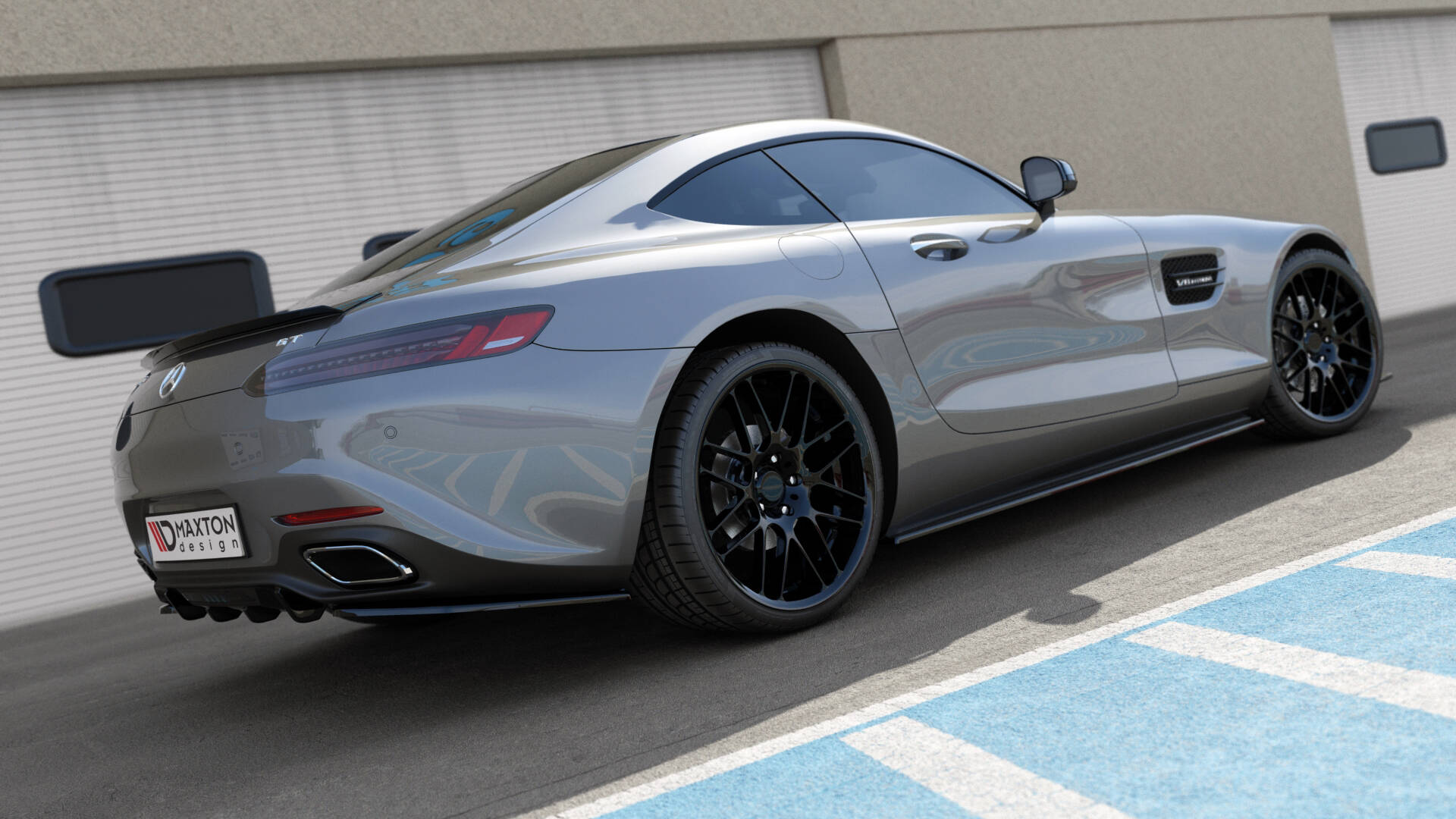 Side Skirts Diffusers Mercedes-AMG GT / GT S C190 Facelift