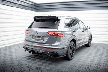 Rear Splitter (with vertical bars) Volkswagen Tiguan Allspace R-Line Mk2 Facelift - 0