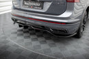 Central Rear Splitter (with vertical bars) Volkswagen Tiguan Allspace R-Line Mk2 Facelift-3
