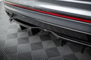 Central Rear Splitter (with vertical bars) Volkswagen Tiguan Allspace R-Line Mk2 Facelift-4