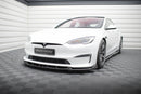 Front Splitter V.1 Tesla Model S Plaid Mk1 Facelift-3