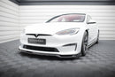 Front Splitter V.2 Tesla Model S Plaid Mk1 Facelift-3