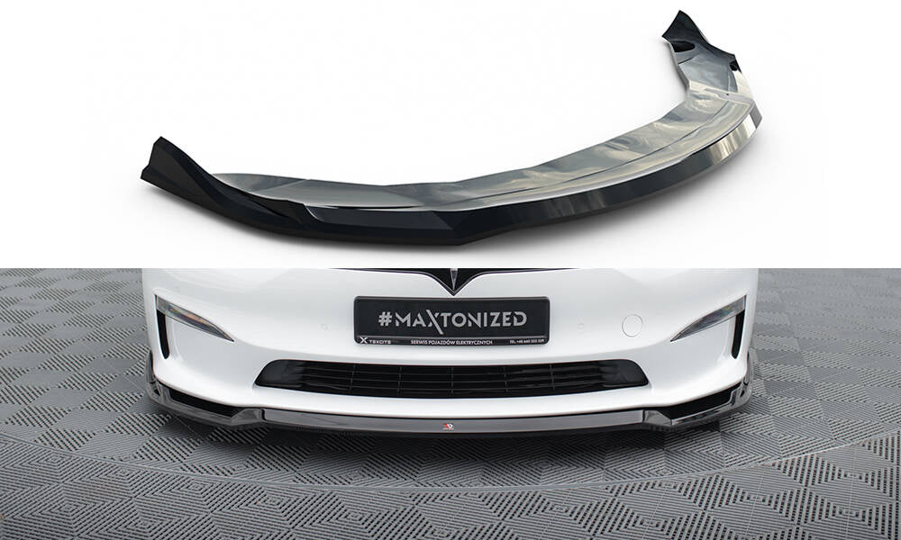 Front Splitter V.2 Tesla Model S Plaid Mk1 Facelift