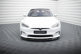 Front Splitter V.3 Tesla Model S Plaid Mk1 Facelift - 0
