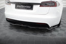 Rear Splitter (with vertical bars) V.2 Tesla Model S Plaid Mk1 Facelift-3