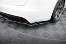 Central Rear Splitter (with vertical bars) V.2 Tesla Model S Plaid Mk1 Facelift-6