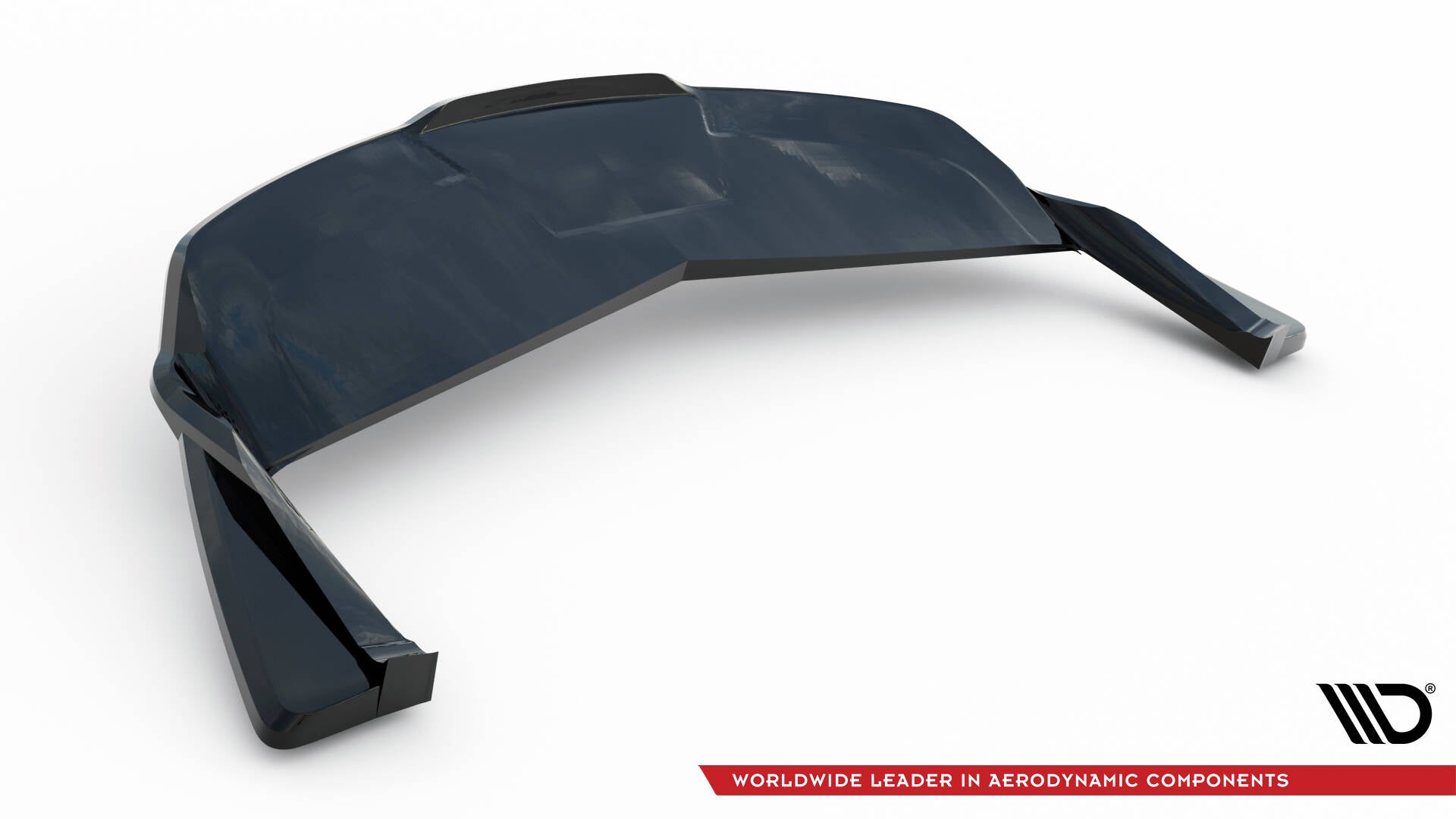 Central Rear Splitter (with vertical bars) V.2 Tesla Model S Plaid Mk1 Facelift