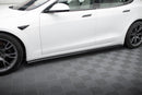 Side Skirts Diffusers V.2 Tesla Model S Plaid Mk1 Facelift-2
