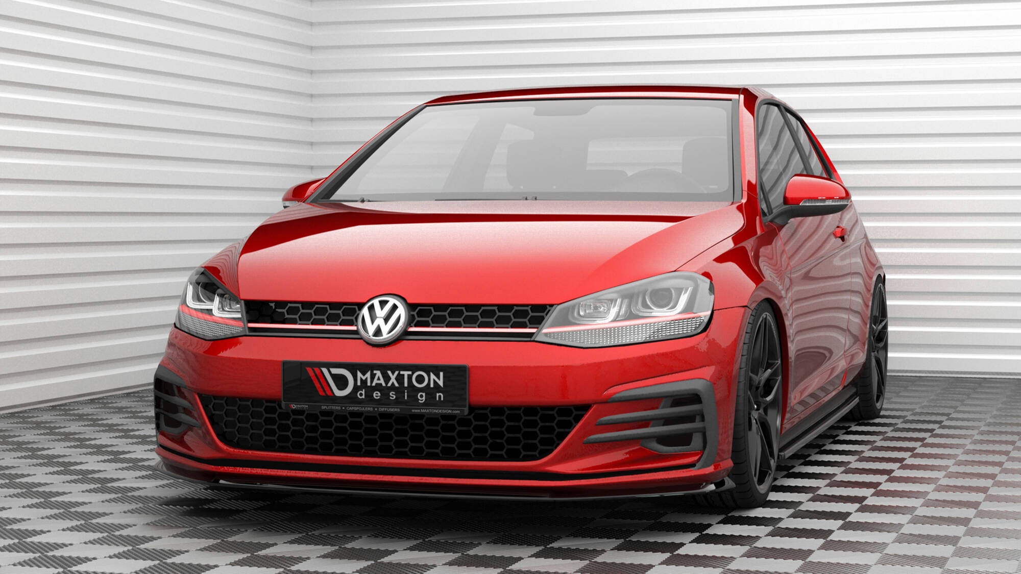 Front Splitter V.3 Volkswagen Golf GTI Mk7 Facelift