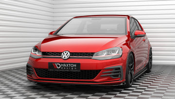 Front Splitter V.4 Volkswagen Golf GTI Mk7 Facelift - 0