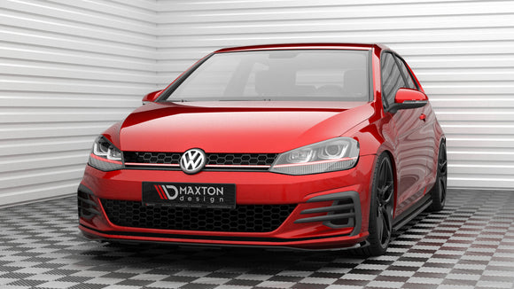 Front Splitter V.4 Volkswagen Golf GTI Mk7 Facelift