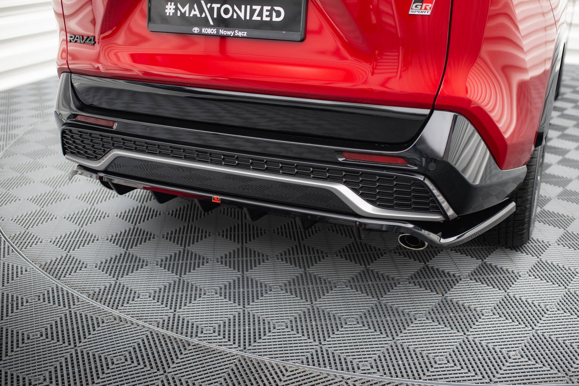 Rear Splitter (with vertical bars) Toyota RAV4 GR Sport Mk5