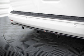 Central Rear Splitter (with vertical bars) Volkswagen Caddy Maxi Mk5 - 0