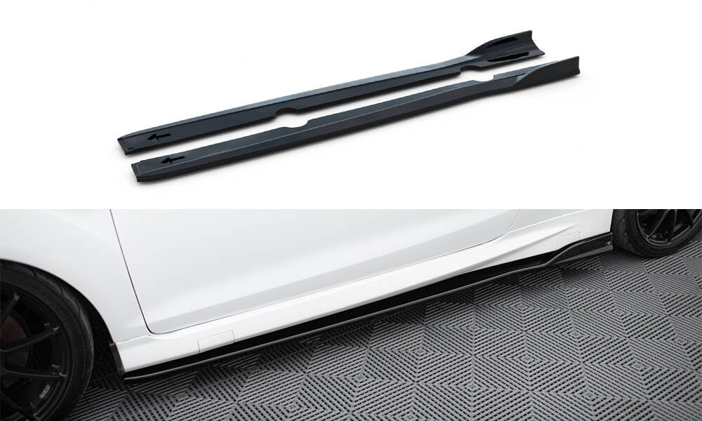 Side Skirts Diffusers V.3 Ford Fiesta ST / ST-Line Mk7