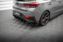Rear Side Splitters V.4 + Flaps Hyundai I30 N Hatchback Mk3 Facelift-2