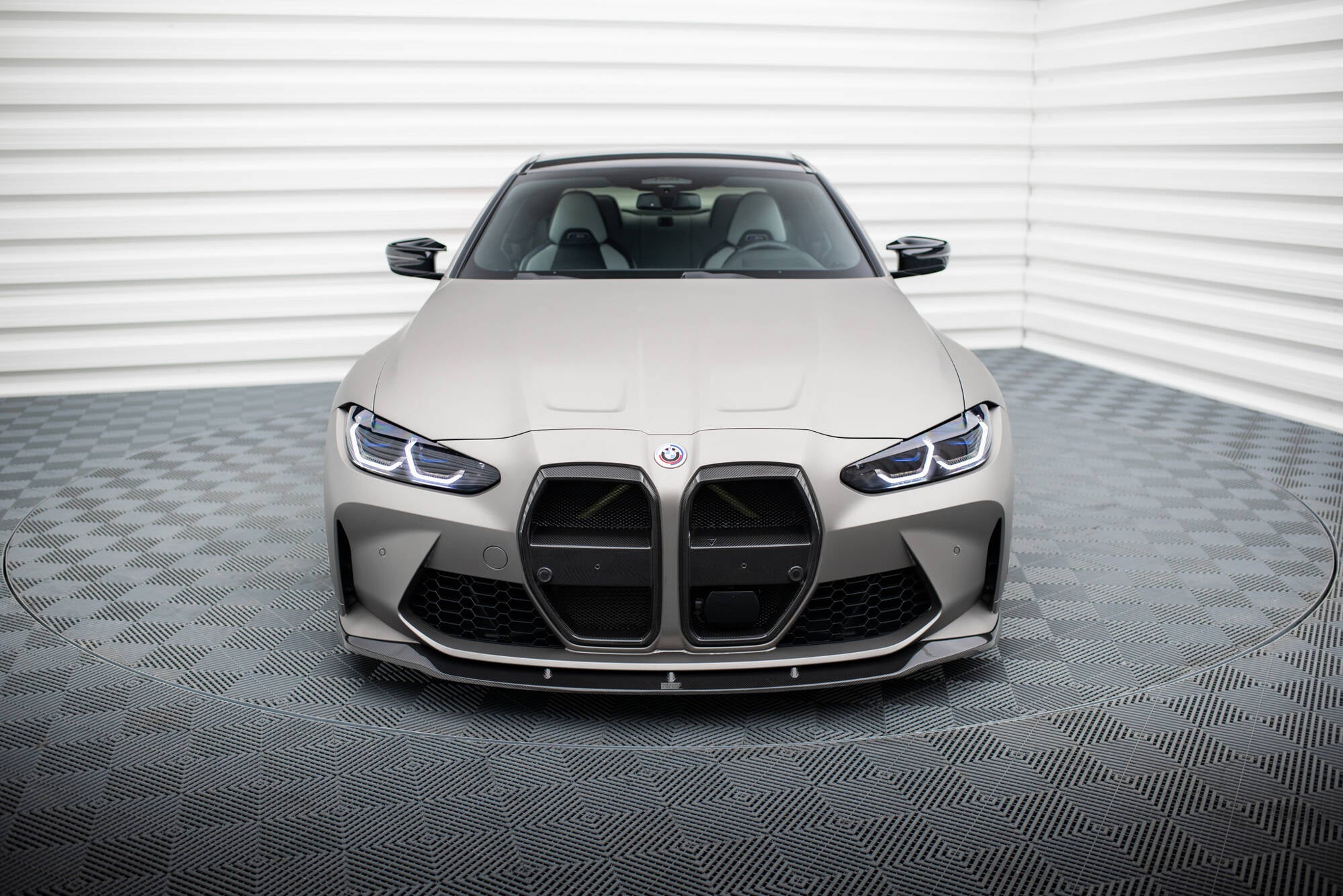 Prepreg Carbon Fiber Front Splitter V.3 BMW M4 G82  / M3 G80