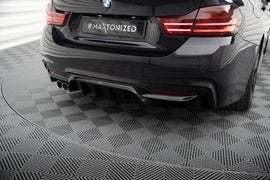 Rear Valance BMW 4 Coupe / Gran Coupe / Cabrio M-Pack F32 / F36 / F33 (Version with exhaust on one side) - 0